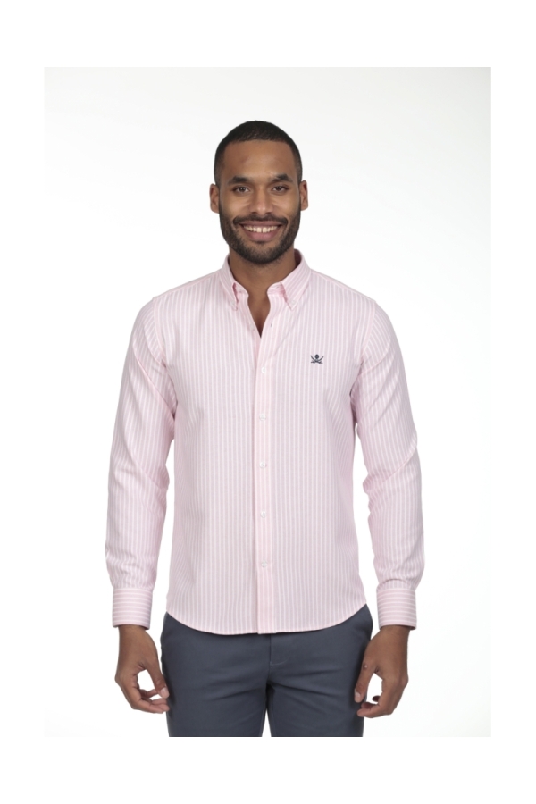 Camisa Oxford Hombre The Time Of Bocha RV1OXF Rosa