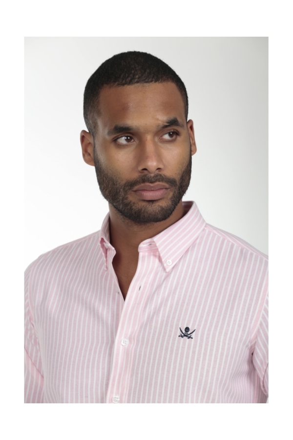 Camisa Oxford Hombre The Time Of Bocha RV1OXF Rosa