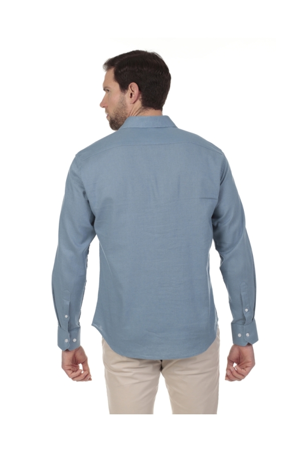 Camisa Polera Hombre The Time Of Bocha RV1POL Denim