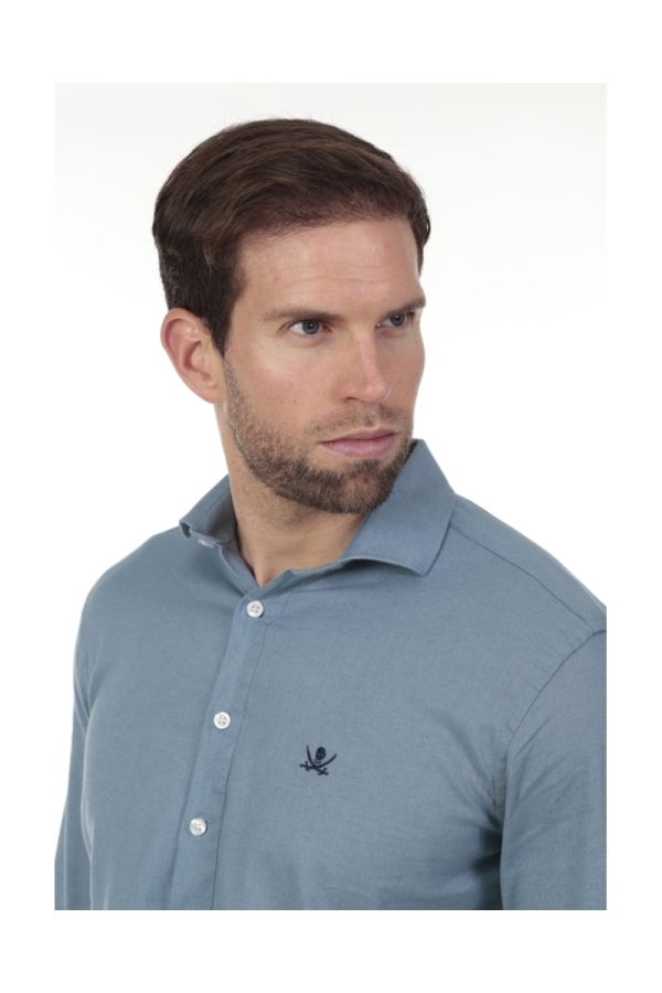 Camisa Polera Hombre The Time Of Bocha RV1POL Denim
