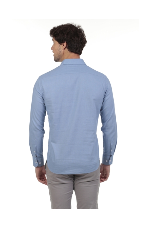 Camisa Polera Hombre The Time Of Bocha RV1POL Azul