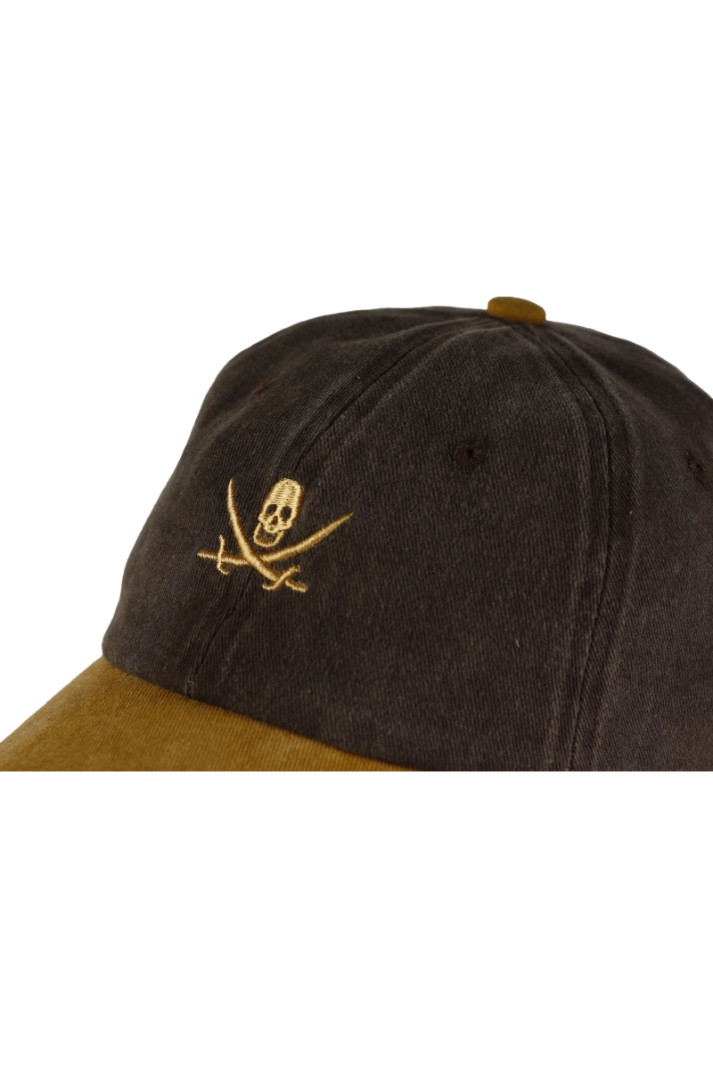 Gorra Bicolor Algodon Ajustable Hombre The Time Of Bocha RV1GBICO Mostaza 2