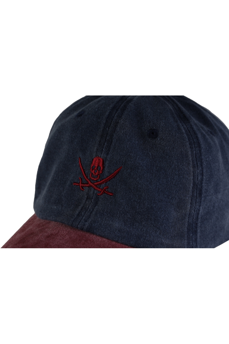 Gorra Bicolor Algodon Ajustable Hombre The Time Of Bocha RV1GBICO Rojo 2