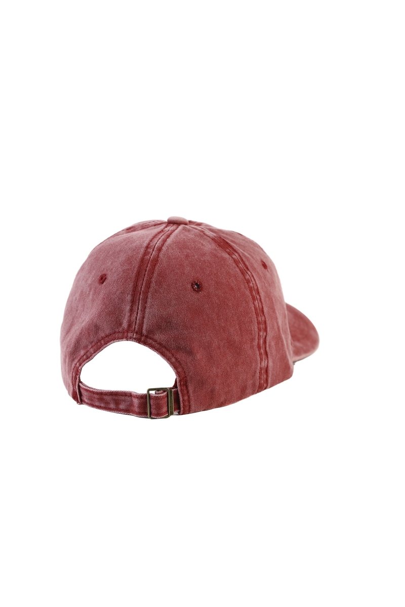 Gorra Algodon Ajustable Hombre The Time Of Bocha RV1GORRA Rojo 2