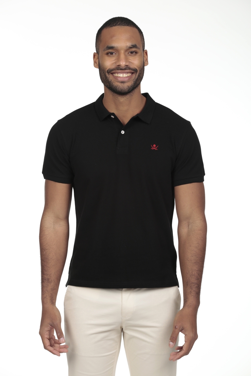 Pack 2 Polos Basicos Hombre The Time Of Bocha RV1PK.PL Negro-Celeste 2