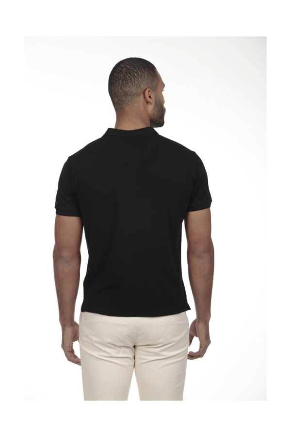 Pack 2 Polos Basicos Hombre The Time Of Bocha RV1PK.PL Negro-Celeste