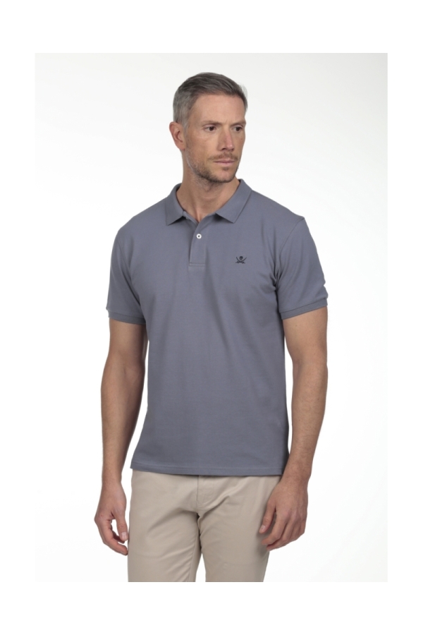 Pack 2 Polos Basicos Hombre The Time Of Bocha RV1PK.PL Gris-Salmon