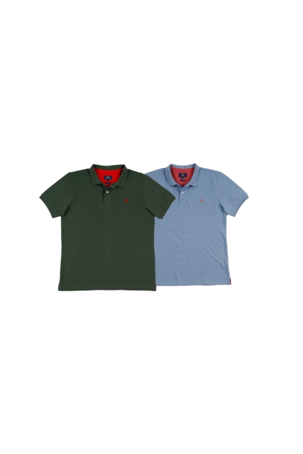 Pack 2 Polos Basicos Hombre The Time Of Bocha RV1PK.PL V.Bot-Royal