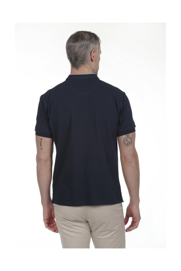 Pack 2 Polos Cuello Mao Hombre The Time Of Bocha RV1PK.PL Marino-Rosa
