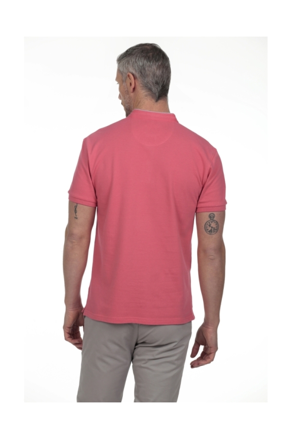 Pack 2 Polos Cuello Mao Hombre The Time Of Bocha RV1PK.PL Coral-Gris