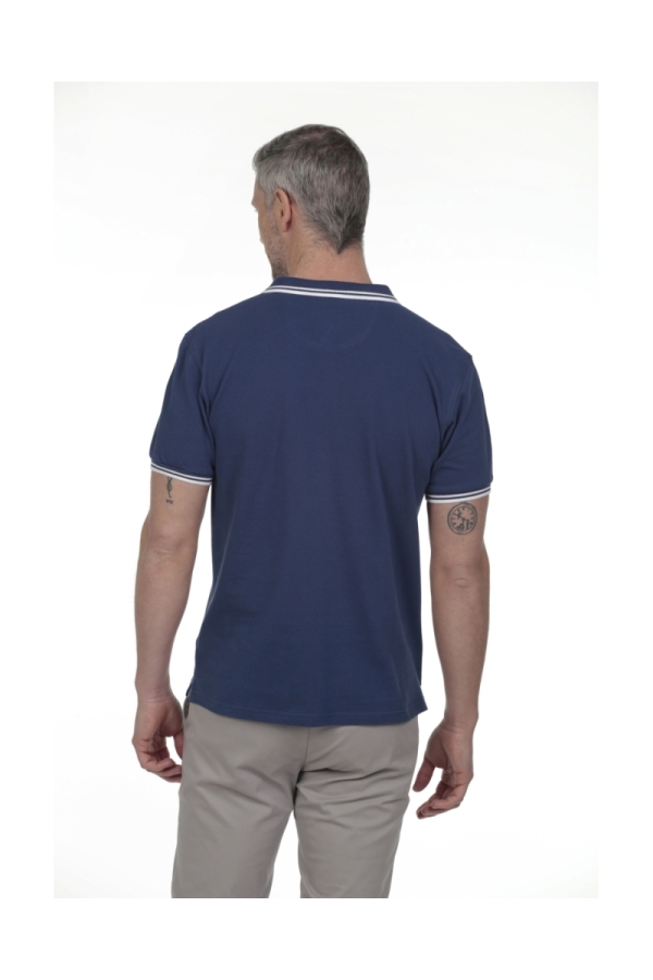 Pack 2  Polos Pirata Hombre The Time Of Bocha RV1PK.PL Denim-Menta