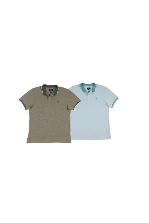 Pack 2  Polos Combi Hombre The Time Of Bocha RV1PK.PL V.Shadow-Agua.Mar