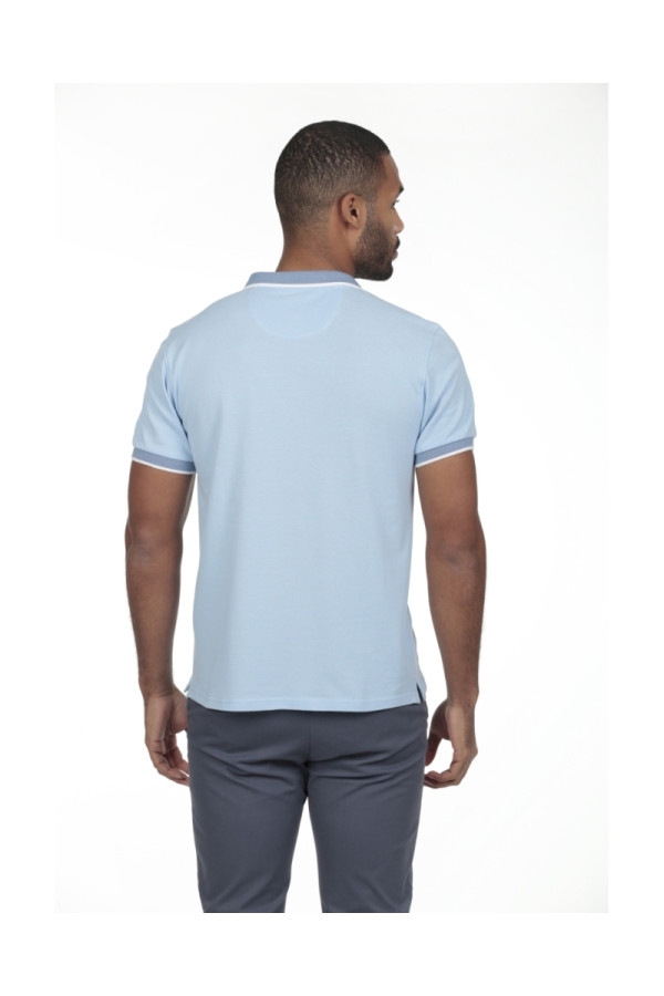 Pack 2  Polos Combi Hombre The Time Of Bocha RV1PK.PL Celeste-Malva