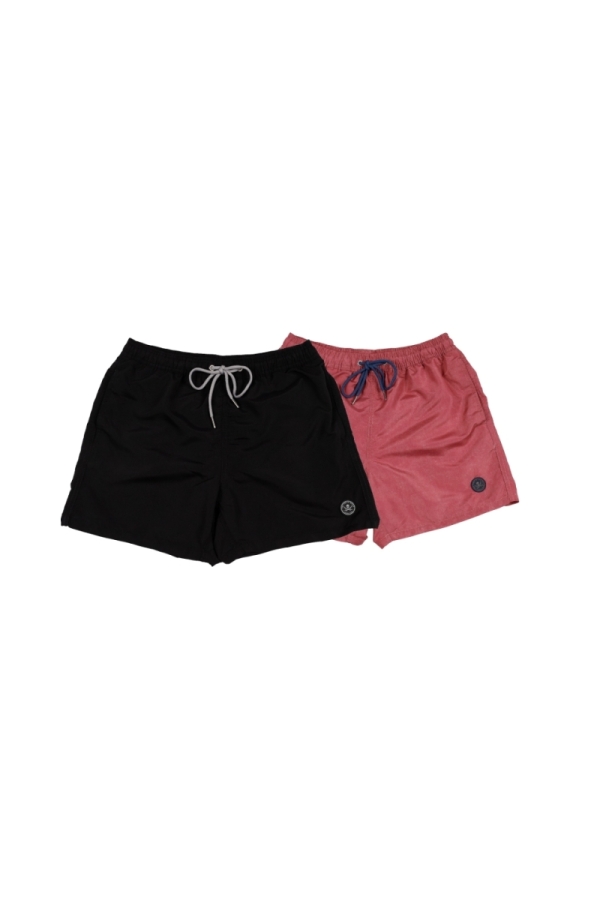 Pack 2  Bañadores Hombre The Time Of Bocha RV1PK.SP Negro-Rojo