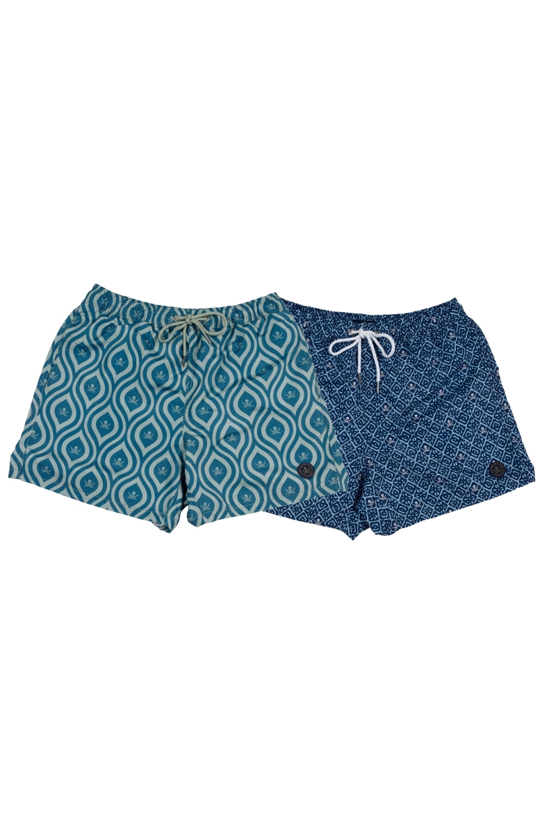 Pack 2 Bañadores Hombre The Time Of Bocha RV1PK.SP Verde-Unico