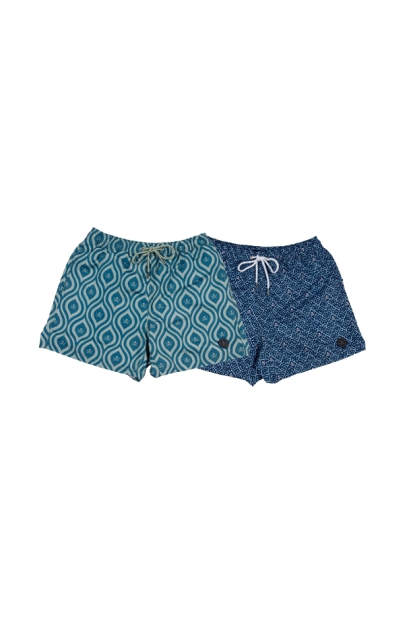 Pack 2 Bañadores Hombre The Time Of Bocha RV1PK.SP Verde-Unico