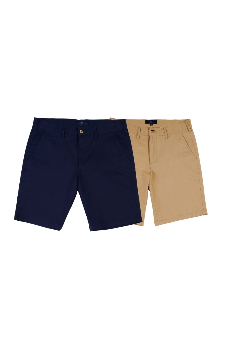 Pack 2  Bermudas Hombre The Time Of Bocha RV1PK.BER Marino-Camel