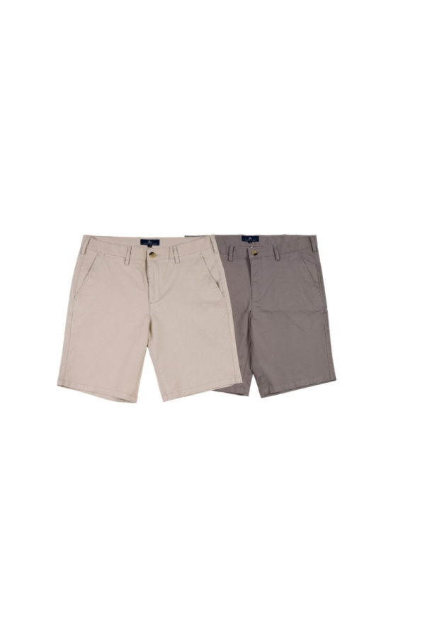 Pack 2  Bermudas Hombre The Time Of Bocha RV1PK.BER Piedra-Gris