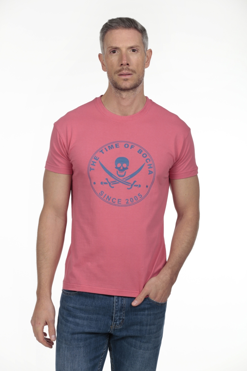 Pack 2  Camisetas Hombre The Time Of Bocha RV1PK.CM Coral-Azul.Jea 2