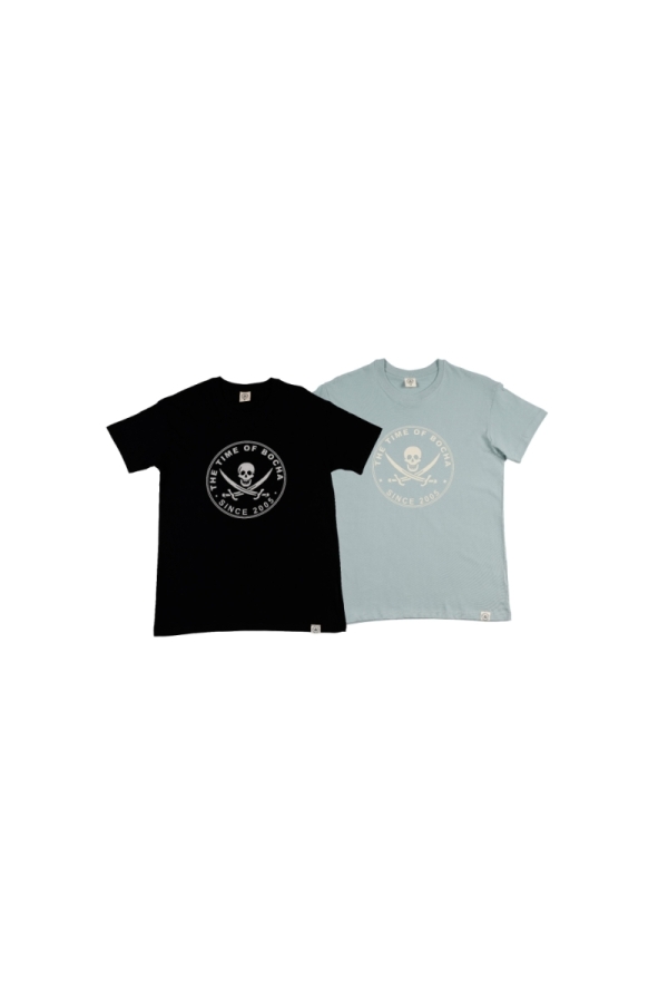 Pack 2 Camisetas Hombre The Time Of Bocha RV1PK.CM Negro-Aloe