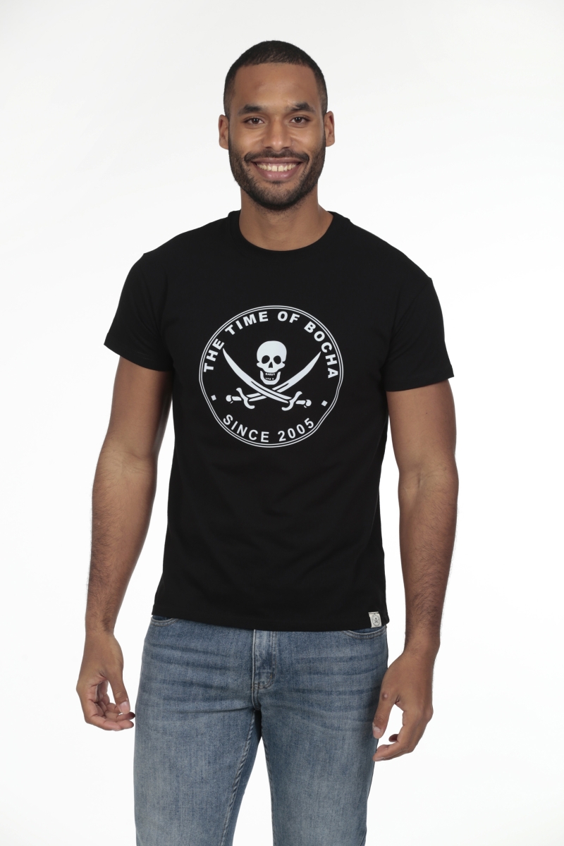 Pack 2 Camisetas Hombre The Time Of Bocha RV1PK.CM Negro-Aloe 2