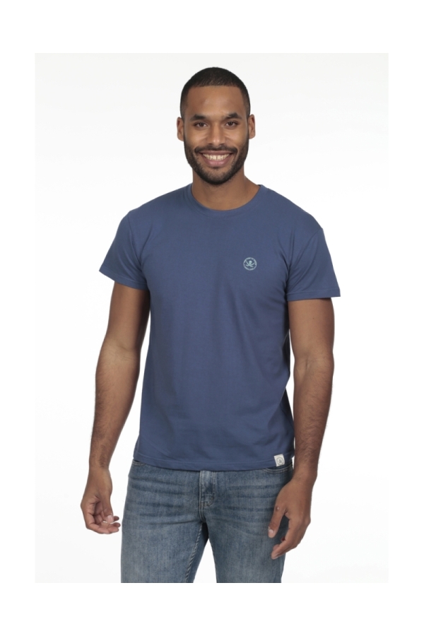 Pack 2  Camisetas Hombre The Time Of Bocha RV1PK.CM Denim-Coral