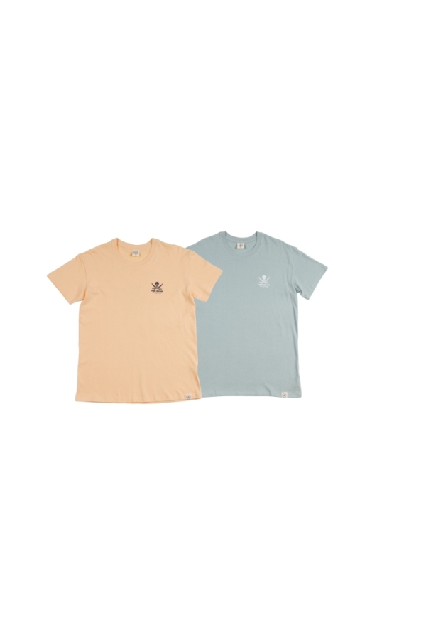 Pack 2  Camisetas Hombre The Time Of Bocha RV1PK.CM Apricot-Aloe