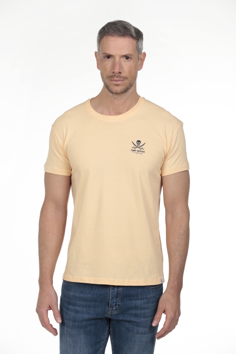 Pack 2  Camisetas Hombre The Time Of Bocha RV1PK.CM Apricot-Aloe 2