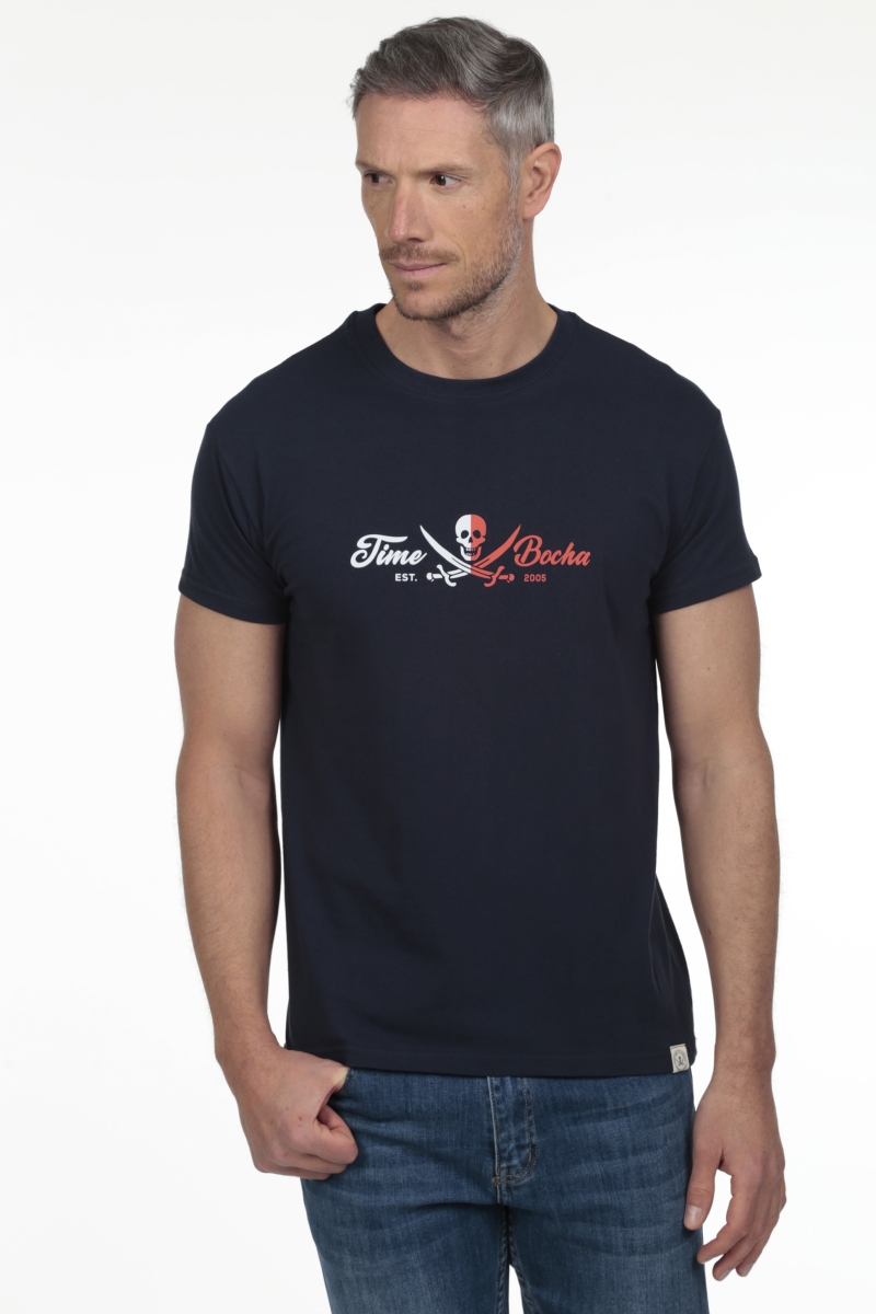 Pack 2  Camisetas Hombre The Time Of Bocha RV1PK.CM Marino-Azul.Jea 2