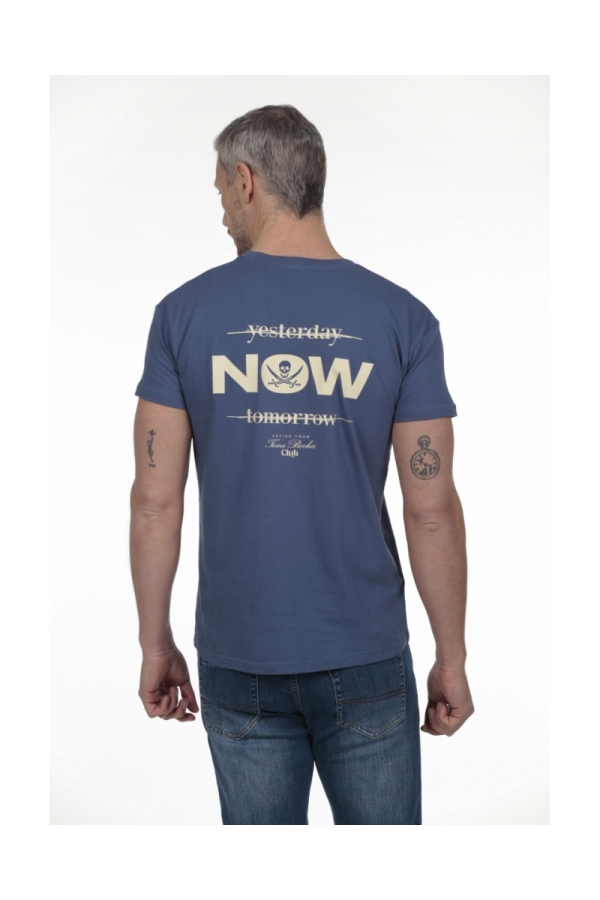 Pack 2  Camisetas Hombre The Time Of Bocha RV1PK.CM Denim-Negro