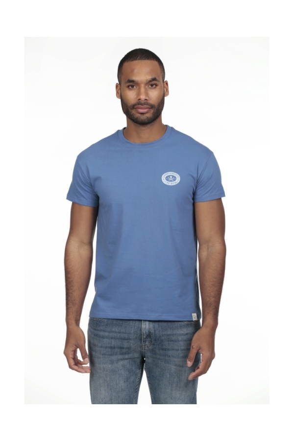 Pack 2  Camisetas Hombre The Time Of Bocha RV1PK.CM Azul.Jea-Blanco