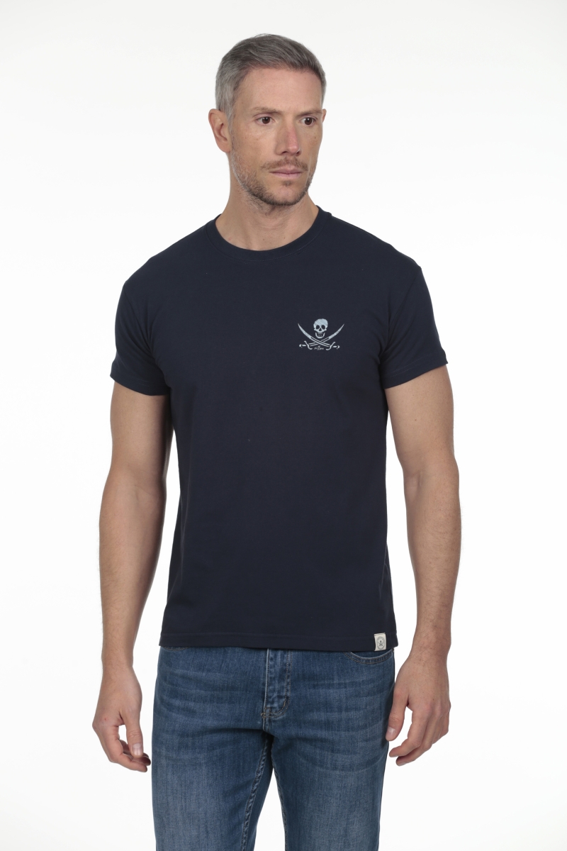 Pack 2  Camisetas Hombre The Time Of Bocha RV1PK.CM Marino-Blanco 2