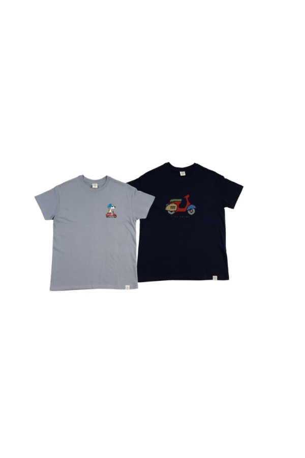 Pack 2  Camisetas Hombre The Time Of Bocha RV1PK.CM Azul.Vin-Marino