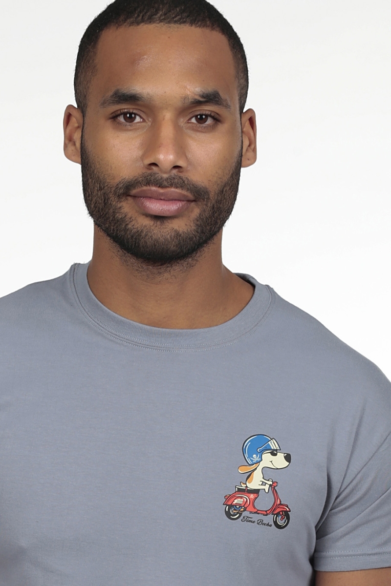 Pack 2  Camisetas Hombre The Time Of Bocha RV1PK.CM Azul.Vin-Marino 2