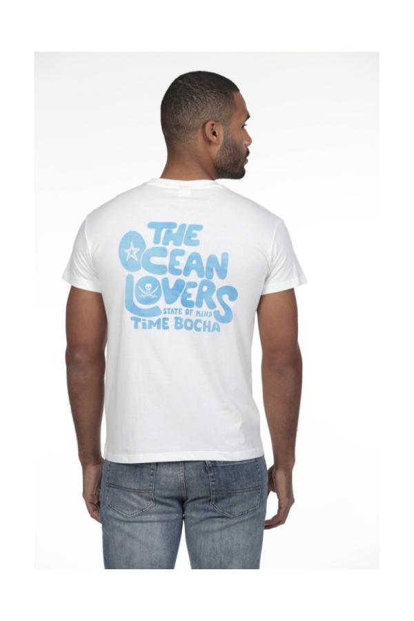 Pack 2  Camisetas Hombre The Time Of Bocha RV1PK.CM Blanco-Marino