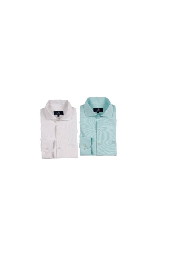 Pack 2  Camisas Semi Hombre The Time Of Bocha RV1PK.CS 