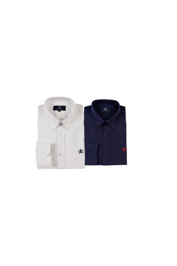 Pack 2  Camisas De Oxford Hombre The Time Of Bocha RV1PK.CS 