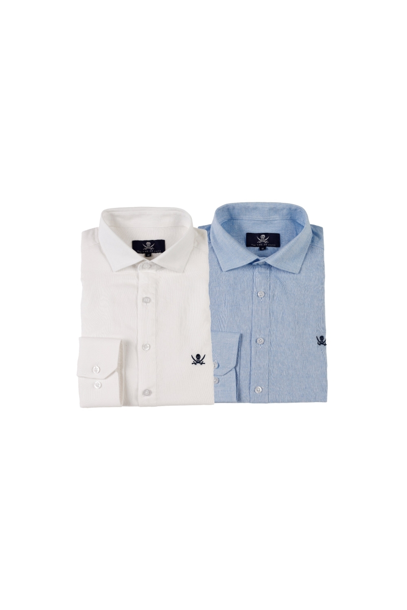 Pack 2  Camisas Poleras Hombre The Time Of Bocha RV1PK.CS 