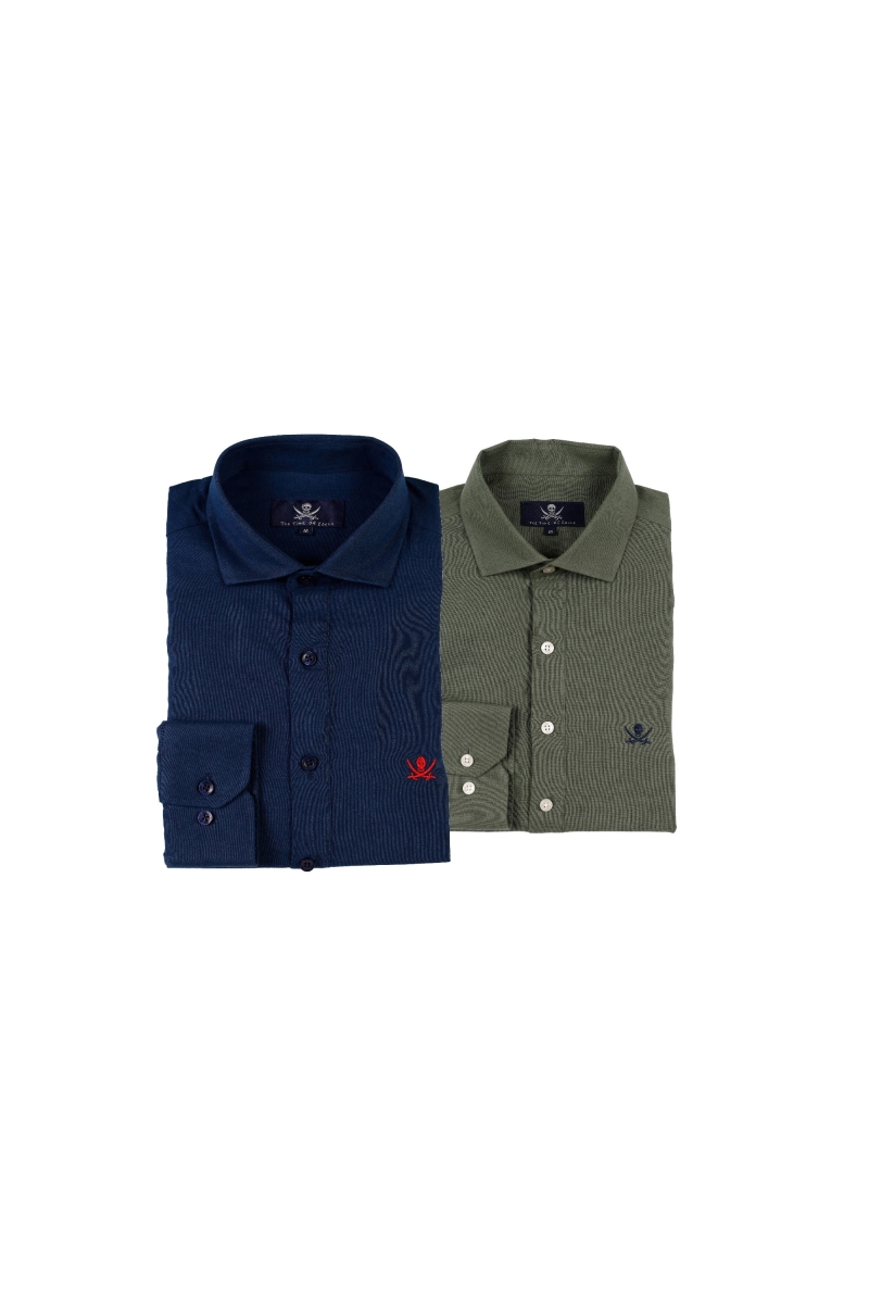 Pack 2  Camisas Poleras Hombre The Time Of Bocha RV1PK.CS 