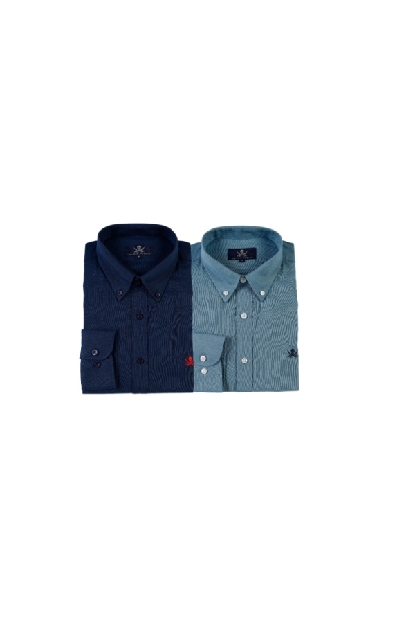 Pack 2  Camisas De Lino Hombre The Time Of Bocha RV1PK.CS 