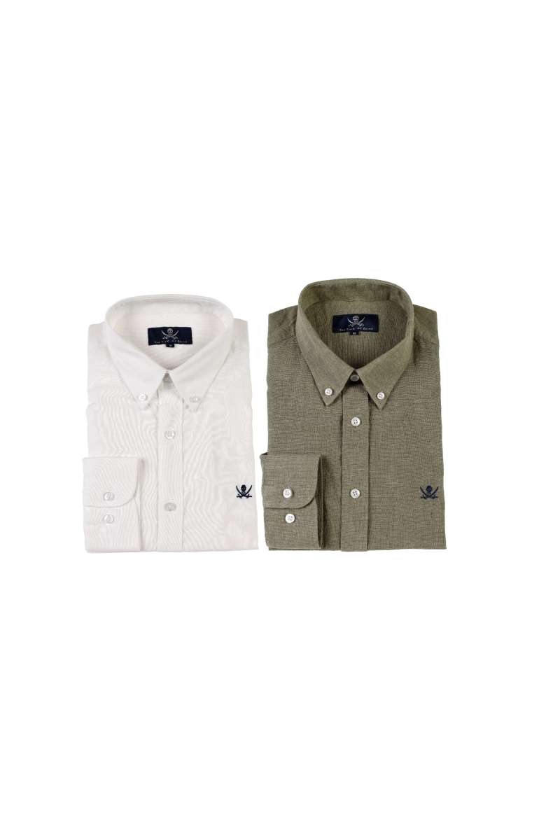 Pack 2  Camisas De Lino Hombre The Time Of Bocha RV1PK.CS 