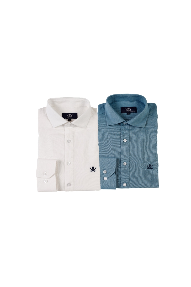 Pack 2  Camisas Poleras Hombre The Time Of Bocha RV1PK.CS 