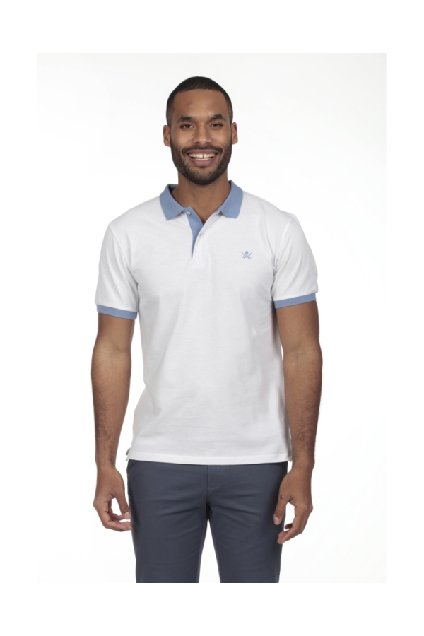 Pack 2  Polos Hombre The Time Of Bocha RV1PK.PL Blanco-Denim