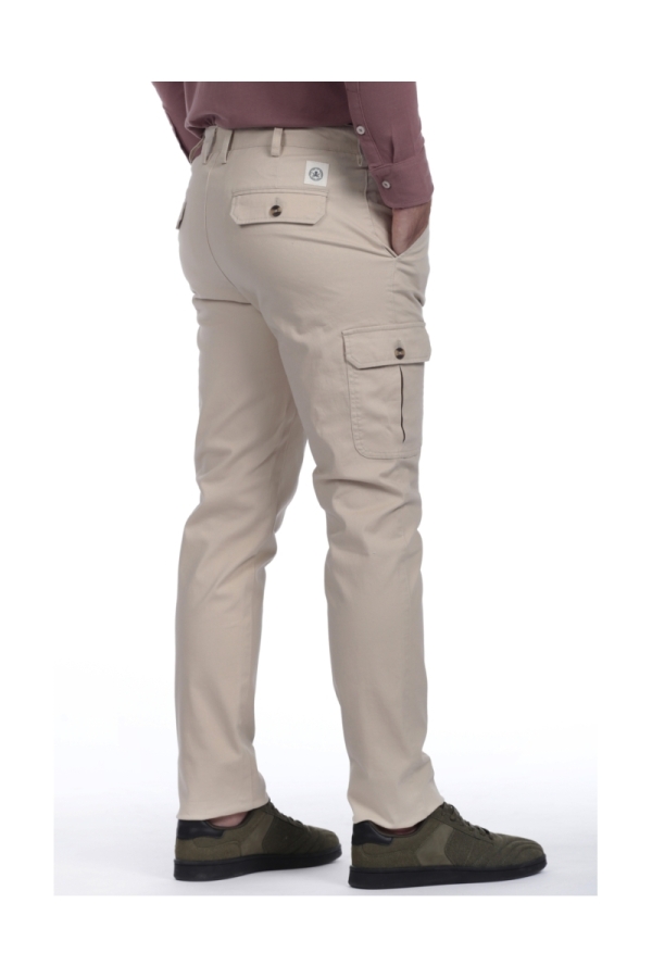 Pantalon Cargo Hombre The Time Of Bocha RV1PCARGO Beige