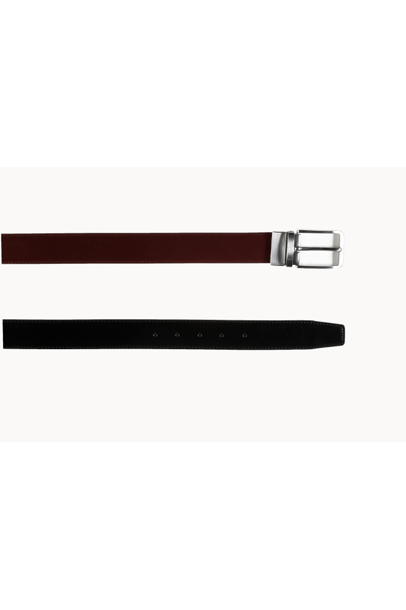 Cinturon Piel Reversible Hombre The Time Of Bocha RV1TB005 Marr.Neg 2