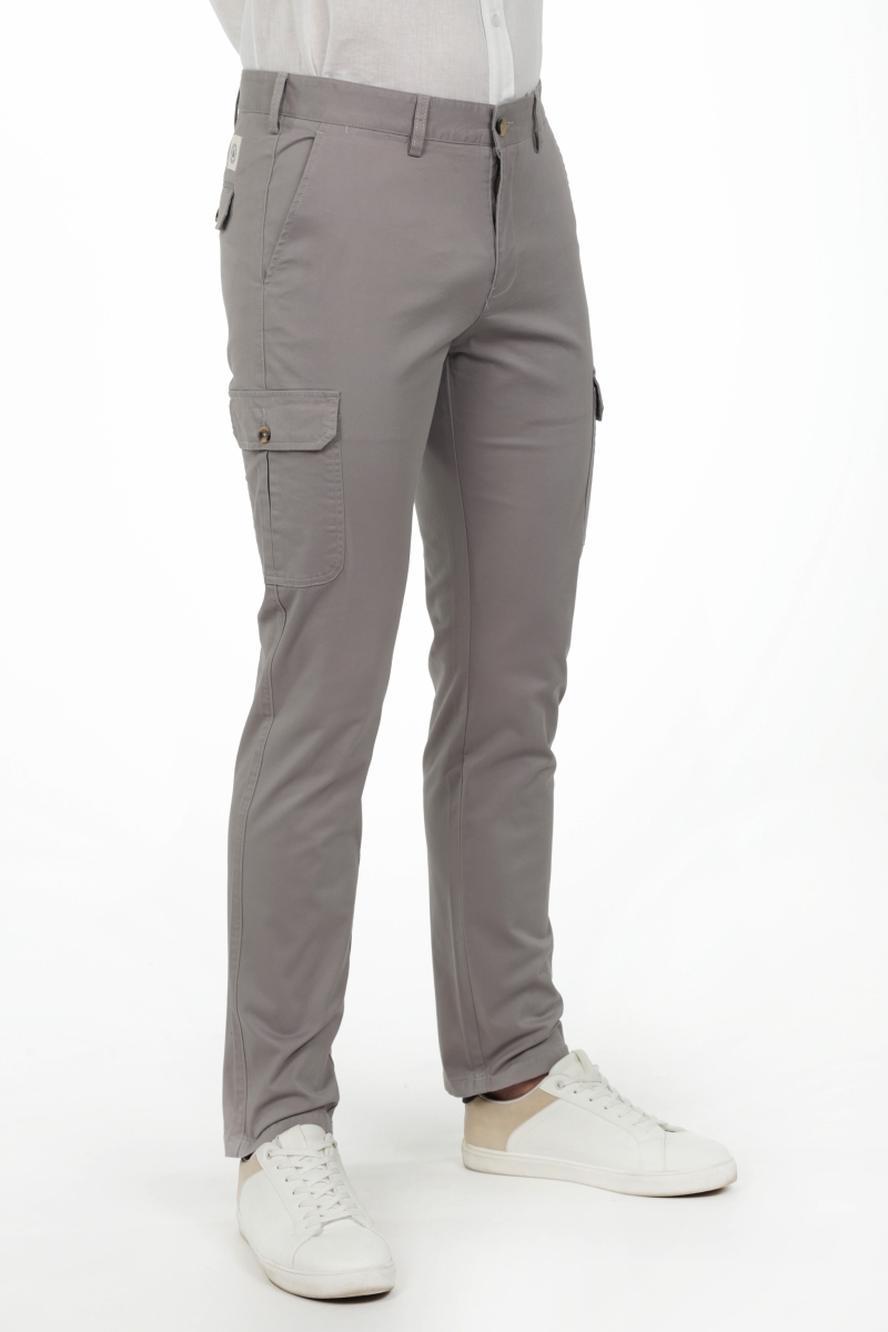 Pack2  Pantalones Cargo Hombre The Time Of Bocha RV1PK.PANT Gris-Bl.Roto 2