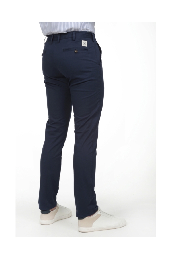 Pack2  Pantalones Chino Hombre The Time Of Bocha RV1PK.PANT Marino-Piedra