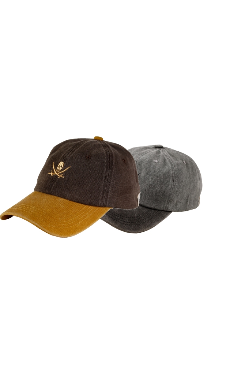 Pack 2  Gorras Hombre The Time Of Bocha RV1PK.GORRA Mostaza-Negro