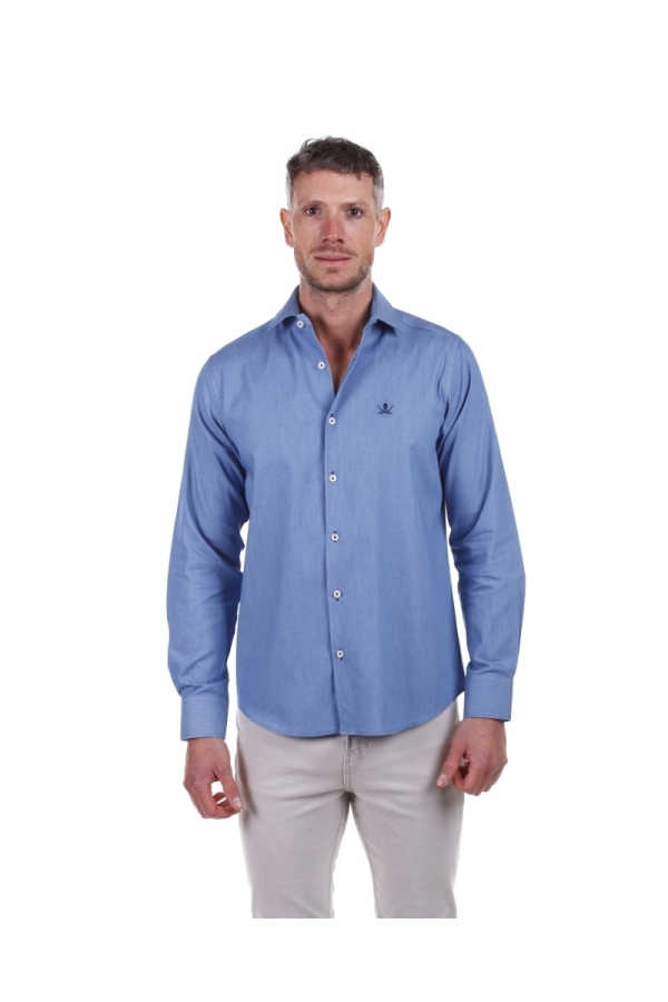 Camisa Jeans Hombre The Time Of Bocha PV1JEANS Azul