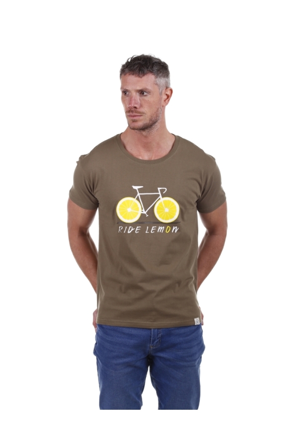 Camiseta Bicy Hombre The Time Of Bocha PV1CBICY Kaki